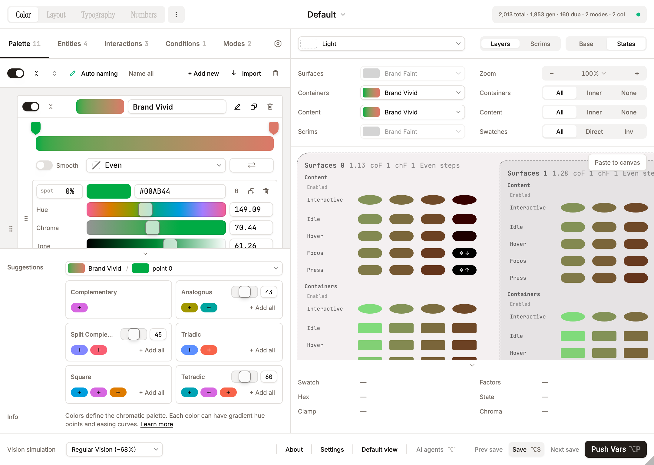 Full Systema plugin — global header, editor, preview, status bar